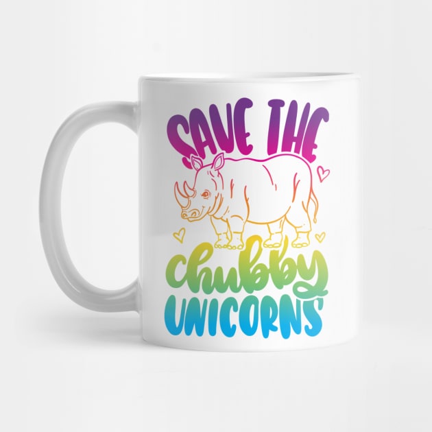 Save The Chubby Unicorns by Blot & Ink